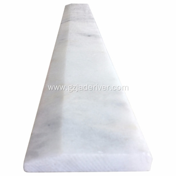 White marble door threshold marble border